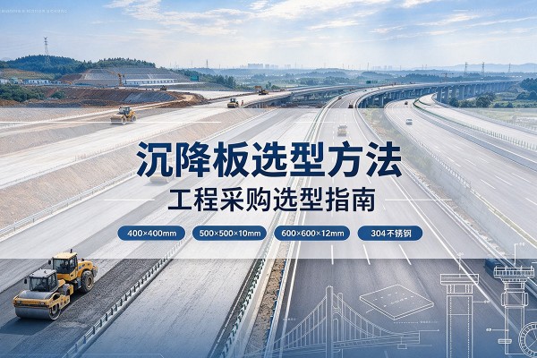 盐亭沉降板选择方法
