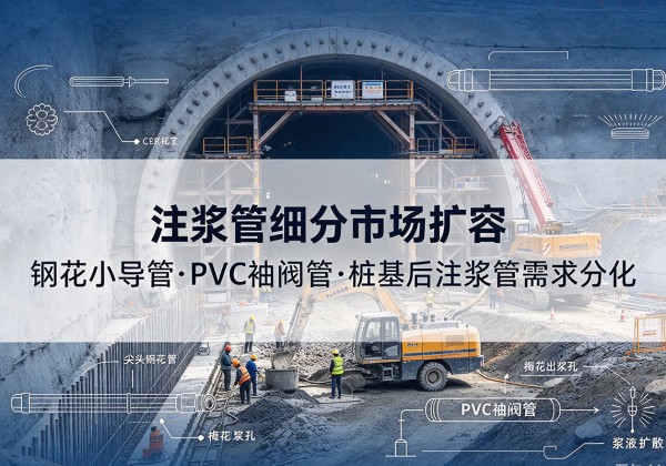 盐亭注浆管细分市场扩容，隧道钢花小导管、PVC 袖阀管、桩基后注浆管需求分化