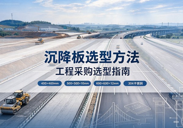 盐亭沉降板选择方法